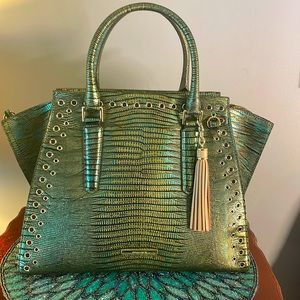 Brahmin RARE Emerald Moa Priscilla